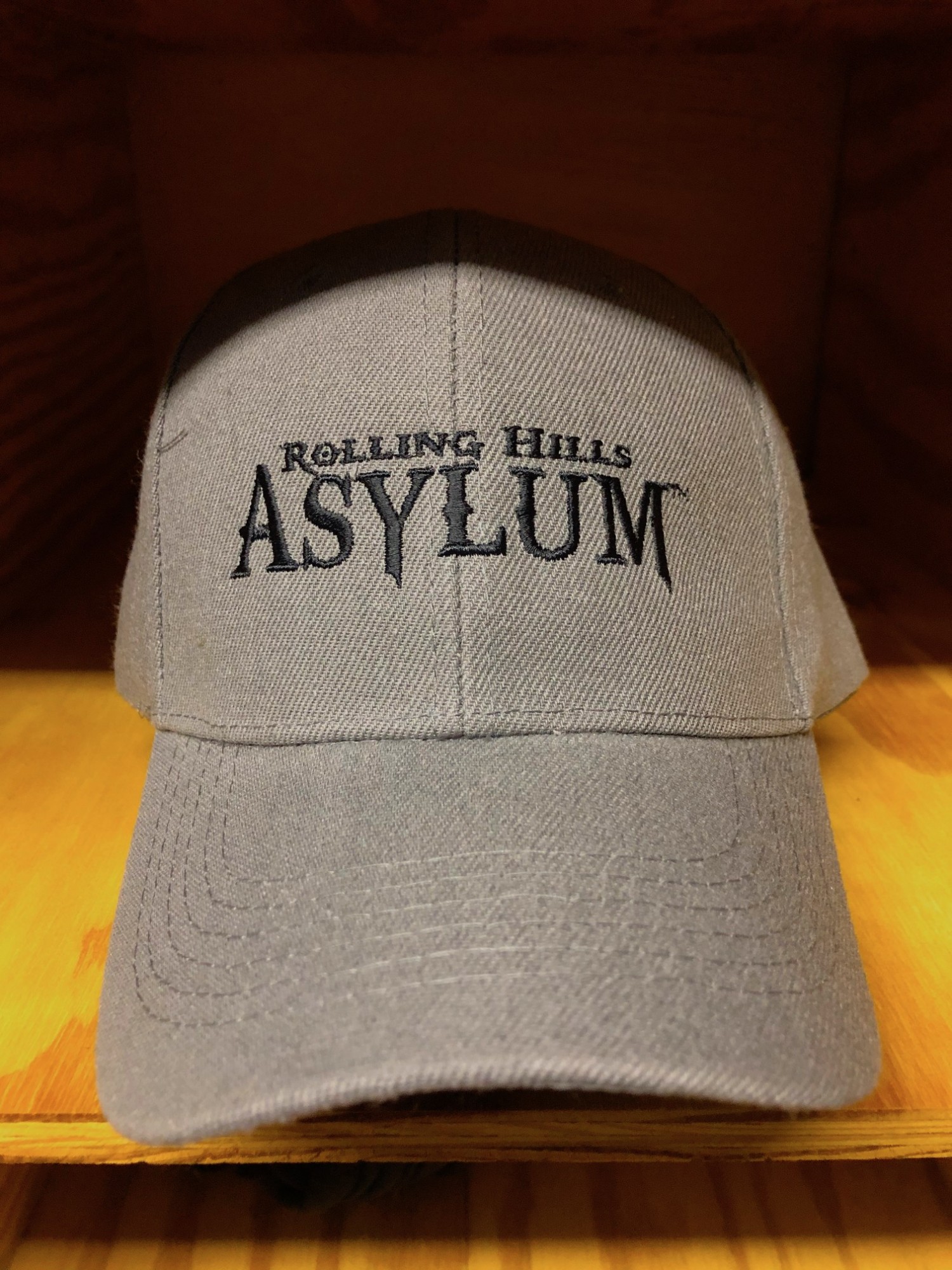 Baseball Cap - Gray with Black Embroidery