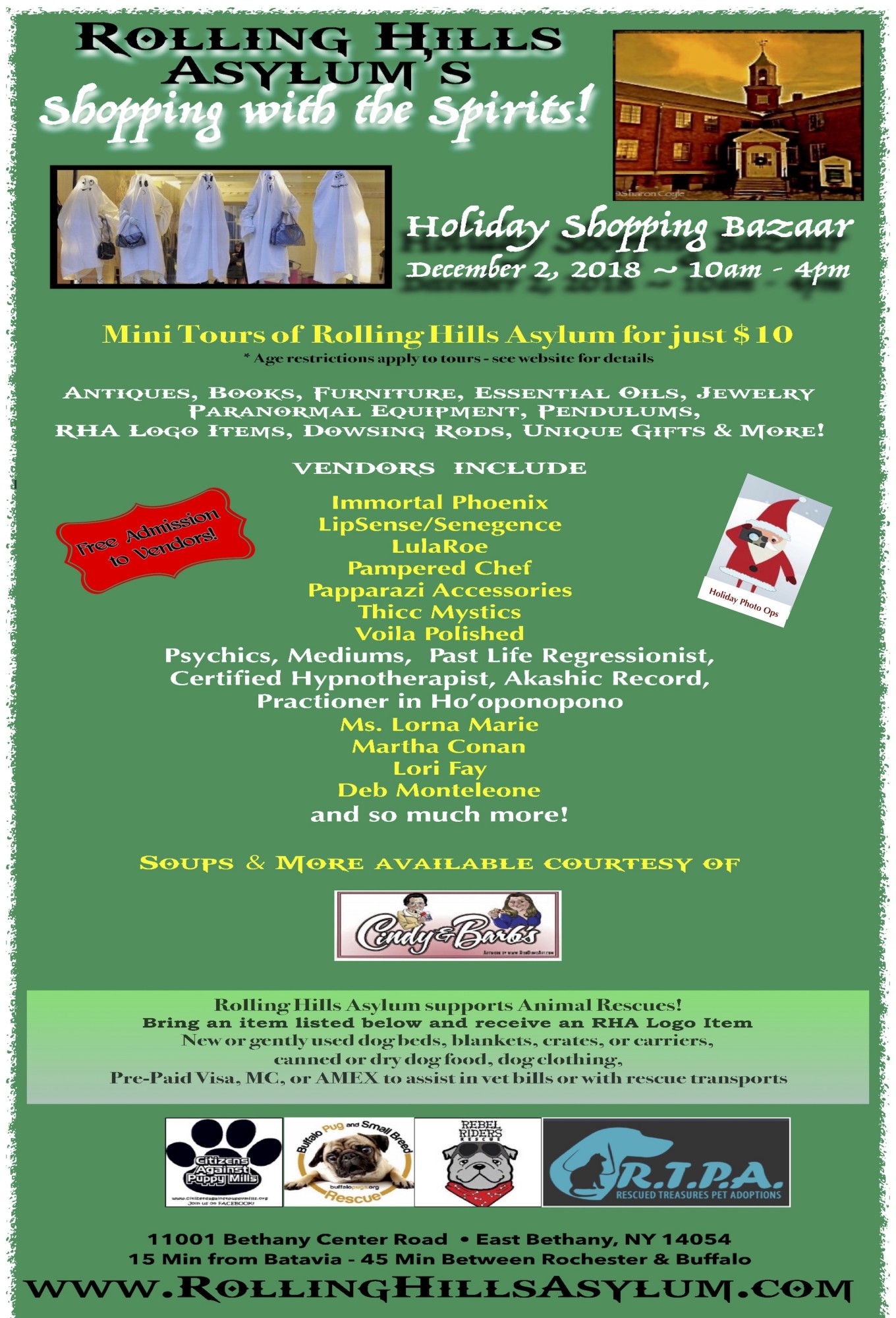 Dec 2 2018 Shopping With The Spirits Psychic Vendor Fair